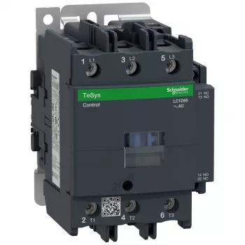 APC Schneider Electric LC1D95P7 TeSys D Stycznik silnikowy, 3-biegunowy, 95 A, 230 V AC, 1 NO + 1 NC styki pomocnicze