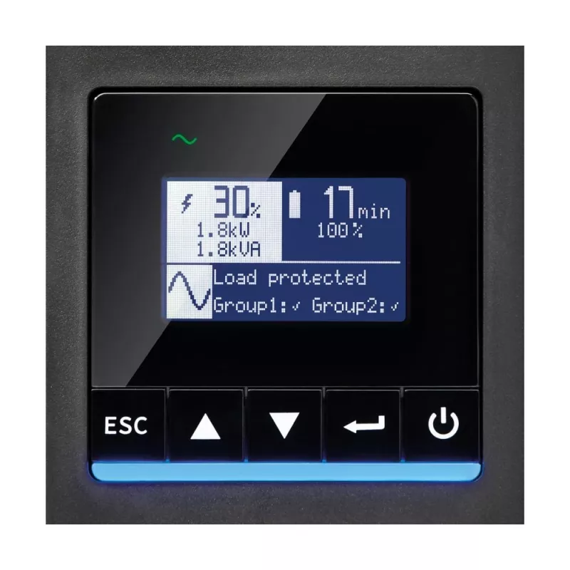 Eaton 9PX G2 9PX6KIRTNG2 UPS - 6000 VA / 6000 W - Online Double Conversion - 3U Rack/Tower - Czarny, Srebrny
