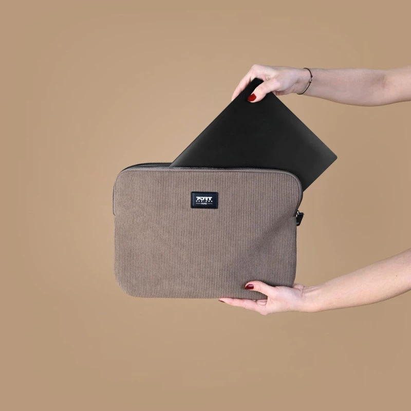 PORT DESIGNS MILANO II ECO Sleeve na laptop 13/14 cala, brązowy