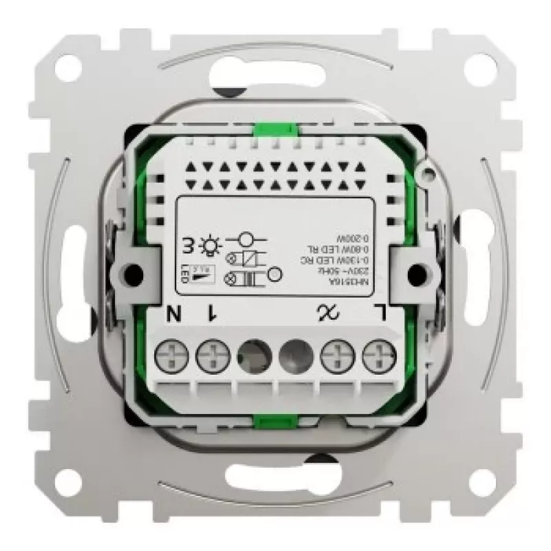 Ściemniacz LED obrotowy Multiwire 200W antracyt Schneider Electric