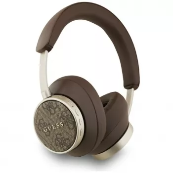 Guess Bluetooth 4G Classic Logo Wireless On-Ear Headphones - Brązowy