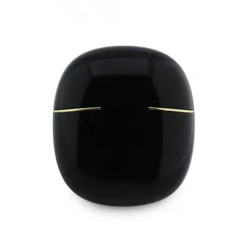 GUESS Glossy Gold Line Classic TWS Earbuds Black
