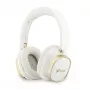 Guess Bluetooth ENC Rectangle Metal Script Over-Ear Headphones White