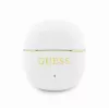 GUESS Glossy Gold Line Classic TWS Earbuds White