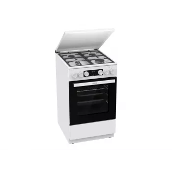 Gorenje GK5C42WF-B Wolnostojąca kuchenka gazowo-elektryczna, biała, 50 cm, 70 l