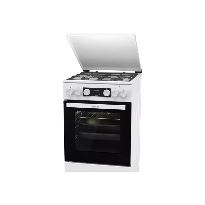 Gorenje GK5C42WF-B Wolnostojąca kuchenka gazowo-elektryczna, biała, 50 cm, 70 l
