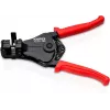 KNIPEX 1221 Automatyczne szczypce do ściągania izolacji 0,03-10 mm² (32-8 AWG) z przecinakiem, 180 mm