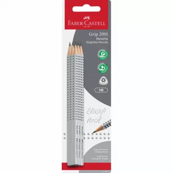 FABER-CASTELL GRIP 2001 Ołówek grafitowy HB (opakowanie 6 sztuk)