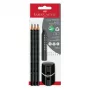 Zestaw ołówków grafitowych Faber-Castell Grip 2001 B Czarny 1 zestaw