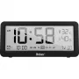 MEBUS 25819 Zegar budzik kwarcowy cyfrowy LCD Czarny