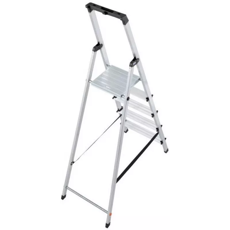 Krause SOLIDY 1x5 126238 Jednostronna drabina stopniowa, 5 stopni, aluminium, nośność 150 kg