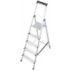 Krause SOLIDY 1x5 126238 Jednostronna drabina stopniowa, 5 stopni, aluminium, nośność 150 kg