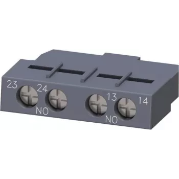 Siemens SIRIUS 3RV2 Blok styków pomocniczych 3RV2901-1F, 1NO+1NC, zaciski śrubowe, montaż poprzeczny