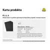 Papier ścierny wodny i suchy 3M Klingspor PS 11 A P1500, 50 arkuszy
