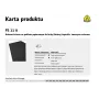 Papier ścierny wodny i suchy 3M Klingspor PS 11 A P1500, 50 arkuszy