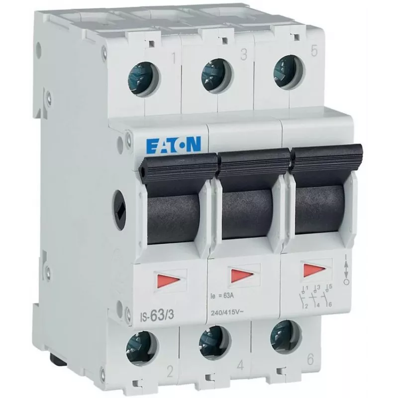 Eaton Wyłącznik Główny Szary 3-Biegunowy 63A 230V/AC, 415V/AC 276276