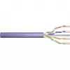 DIGITUS Cat.6 U/UTP B2ca Kabel instalacyjny, AWG23/1, LSOH, 500m, Fioletowy, Bęben