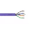 DIGITUS Cat.6 U/UTP B2ca Kabel instalacyjny, AWG23/1, LSOH, 500m, Fioletowy, Bęben