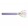 DIGITUS Cat.6 U/UTP B2ca Kabel instalacyjny, AWG23/1, LSOH, 500m, Fioletowy, Bęben