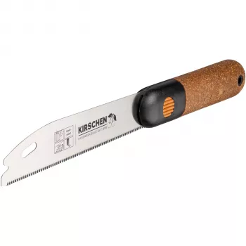 Piła ręczna mini drobnozębna KIRSCHEN z rękojeścią korkową, ostrze 150 mm