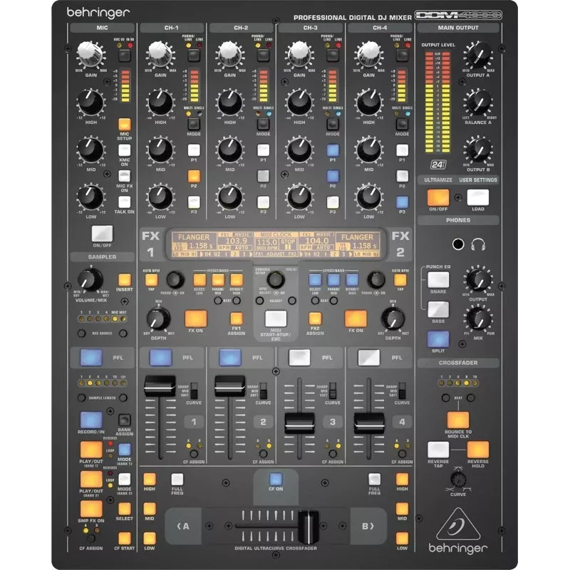 Behringer DDM4000 Digital DJ Mikser 5 Kanałów
