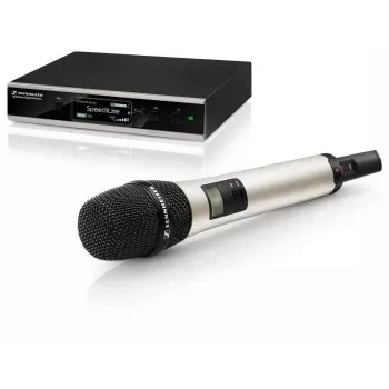 SENNHEISER SL Handheld Set DW-3-EU R, Zestaw wokalny, zawiera nadajnik ręczny + MME 865-1, odbiornik stacjonarny i zasilacz, GA 4, cyfrowy, 1.9 GHz