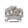 WAGO 280-641 Zacisk przelotowy, 2-przewodowy, 2,5 mm², szary
