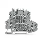 WAGO 2002-2201 TOPJOB S 2-przewodowa listwa zaciskowa przelotowa, 2,5 mm², 500 V, szary