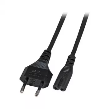 EFB Elektronik kabel zasilający, wtyk euro do C7 180 stopni, 2 m, czarny