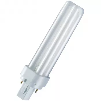 OSRAM DULUX D 18W/830 G24d-2 Kompaktowa lampa fluorescencyjna, ciepła biel