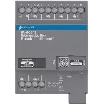 ABB BJ Siłownik grzewczy 6-kanałowy 230V HA-M-0.6.12REG BJE do Busch-free@home
