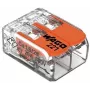 WAGO 221-412 Kompaktowy złącznik do przewodów 2-przewodowy 0,2-4 mm² przezroczysty (opakowanie 100 szt.)