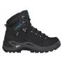 Buty turystyczne LOWA Renegade GTX Mid Ws dla kobiet - Czarny/Turkusowy