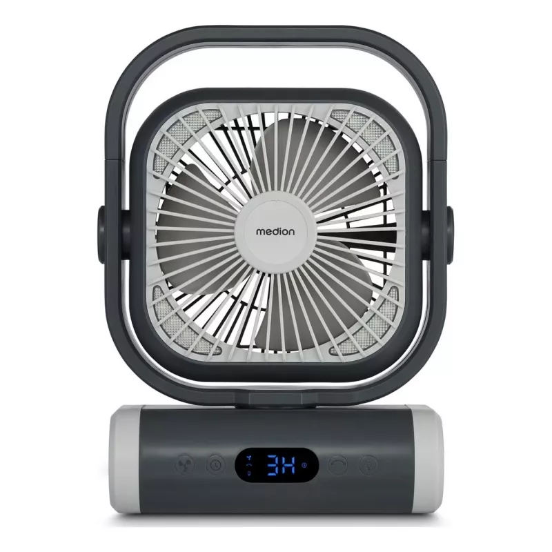 MEDION LIFE Camping Fan E10 TF (MD 12065) Szary/Biały