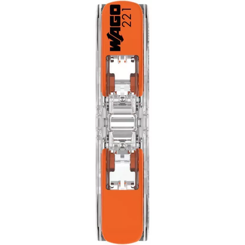 WAGO 221-2411 2-przewodowa kompaktowa złączka do łączenia przewodów, 0,2-4 mm², 60 szt.