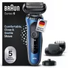 Braun Series 6 61-B4500cs Golarka Foliowa Niebieski