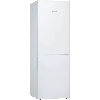 Bosch KGV33VWEA Wolnostojąca lodówka z zamrażarką, 288 L, Biała, Klasa energetyczna E