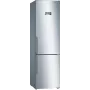 Bosch KGN397LEQ Wolnostojąca Lodówko-Zamrażarka z NoFrost, VitaFresh, 363L, Inox-look, Klasa Energetyczna E