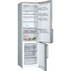 Bosch KGN397LEQ Wolnostojąca Lodówko-Zamrażarka z NoFrost, VitaFresh, 363L, Inox-look, Klasa Energetyczna E