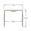 Brumberg 53381262 AB-Profil QUALITYFLEX Aluminium LED Profile 2000mm