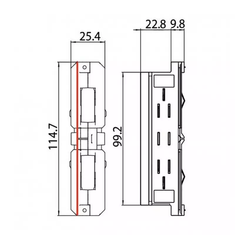 Brumberg 87114070 Złącze elektryczne do szyn 3-fazowych ONETRACK DALI Biały