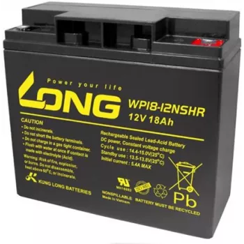 LONG WP18-12NSHR AGM Battery 12V 18Ah VdS