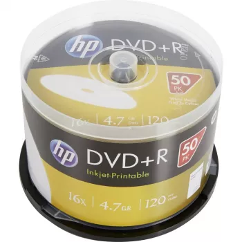 Verbatim DVD+R HP Inkjet-Printable Spindle (50 szt.) 16x 4,7 GB AZO