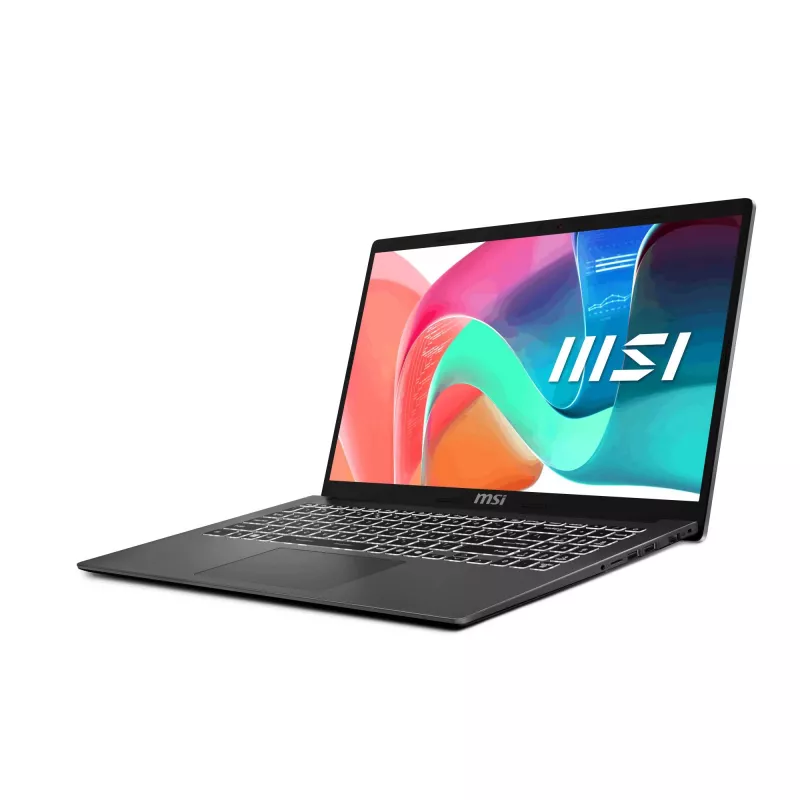 MSI Modern 15 F1MG-1241NL Intel Core 5 120U 15.6 inch Full HD 16GB RAM 512GB SSD Windows 11 Home Srebrny