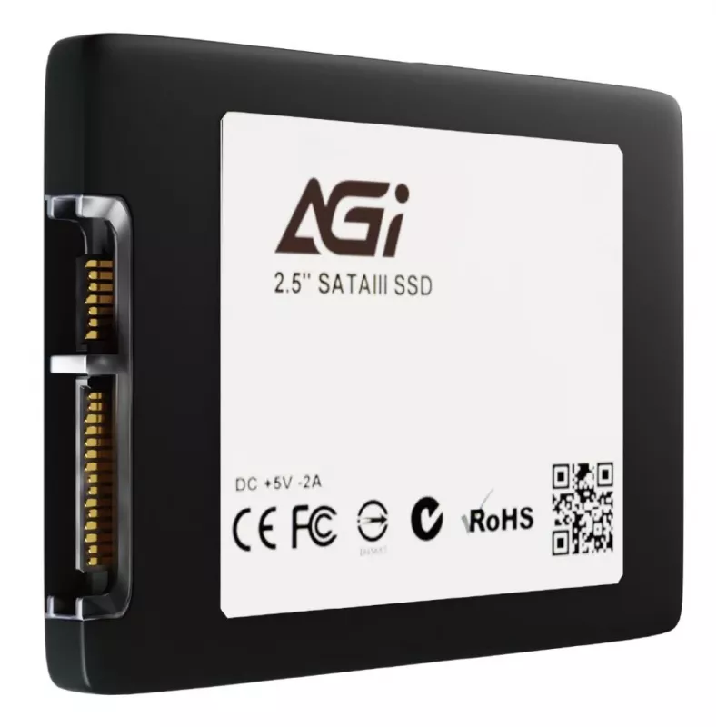 AGI Technology 512GB SATA III 2.5-calowy wewnętrzny dysk SSD, odczyt 530MB/s, zapis 510MB/s