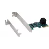 Exsys EX-3519 SATA Controller PCIe x1 dla 2 dysków HDD i SSD - SATA III 6 Gb/s