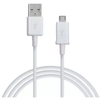 Samsung Universal Micro USB 2.0 Data and Charger Cable 1.5m (OEM) Biały