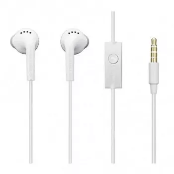 Samsung EHS61ASFWE Uniwersalny Oryginalny Zestaw Słuchawkowy Stereo 3.5mm z Kablem 1.2m Mikrofonem Biały (OEM)