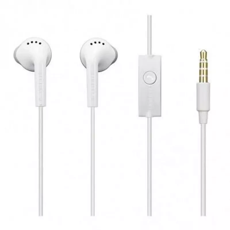 Samsung EHS61ASFWE Uniwersalny Oryginalny Zestaw Słuchawkowy Stereo 3.5mm z Kablem 1.2m Mikrofonem Biały (OEM)