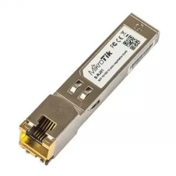 MikroTik S-RJ01 SFP Copper RJ-45 10/100/1000 Mbit/s Transceiver Module